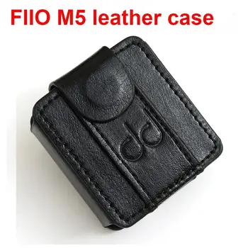 

FiiO M5 Leather case ,music player mp3 protective case, DAP Leather cover (with Elastic Loop Strap) Black, Watch band use.