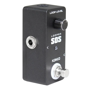 

KOKKO Mini Guitar Pedal Looper 24Bit Lossless Professional Guitar Bass Effect Pedals Tube Overload Guitar Stomp
