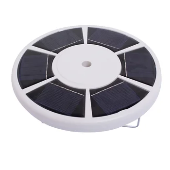 

Solar Power Flag Pole Light 26-LEDs Practical Flagpole Downlight Useful Lighting Tool for Outdoor Outside with Hook (White)
