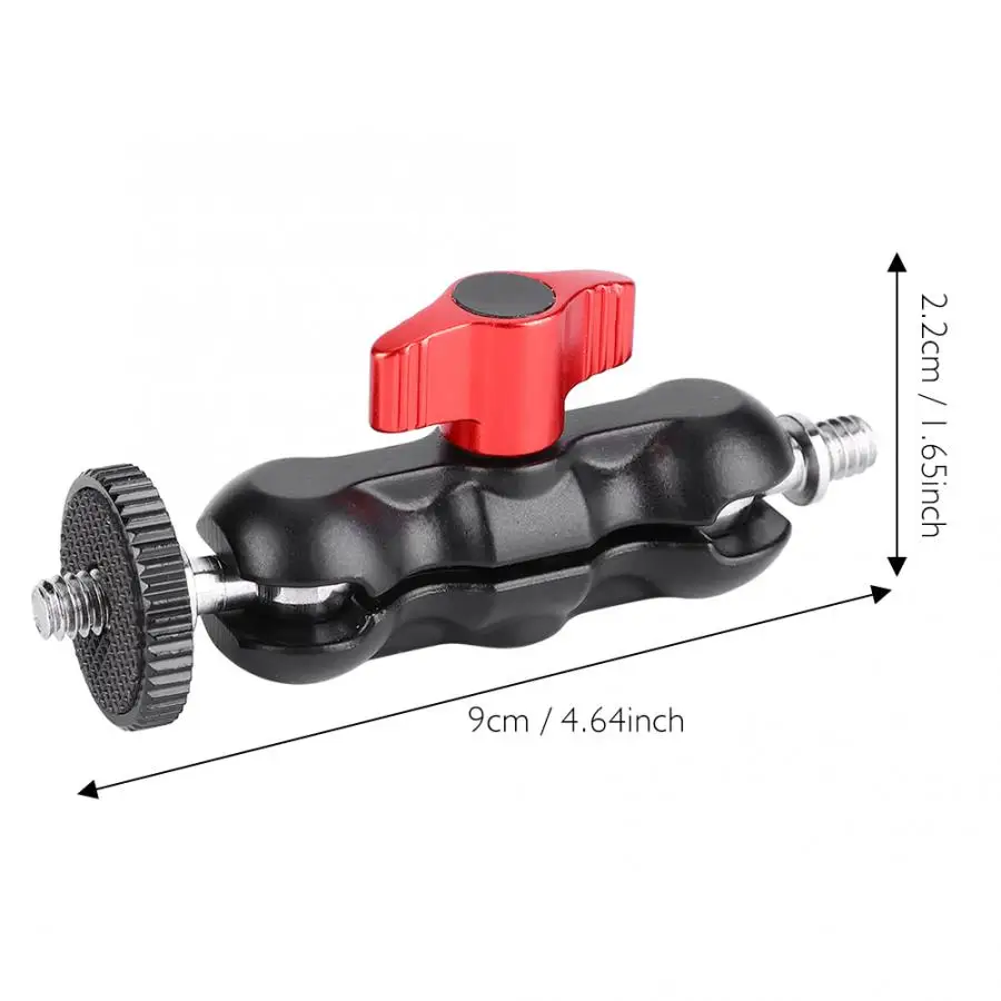Многофункциональная шаровая Головка 1/" для фотосъемки VBESTLIFE Magic Arm Mount Adapter аксессуары для камеры Фотостудия