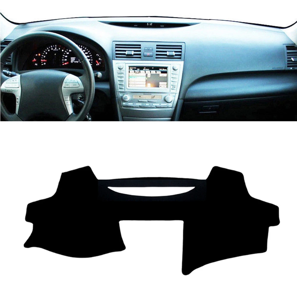 Naviurway Upgraded Car Dash Cover Custom Fit Sunshield Dashboard Carpet Mat Compatible for Toyota Camry 2007-2011 Gray 