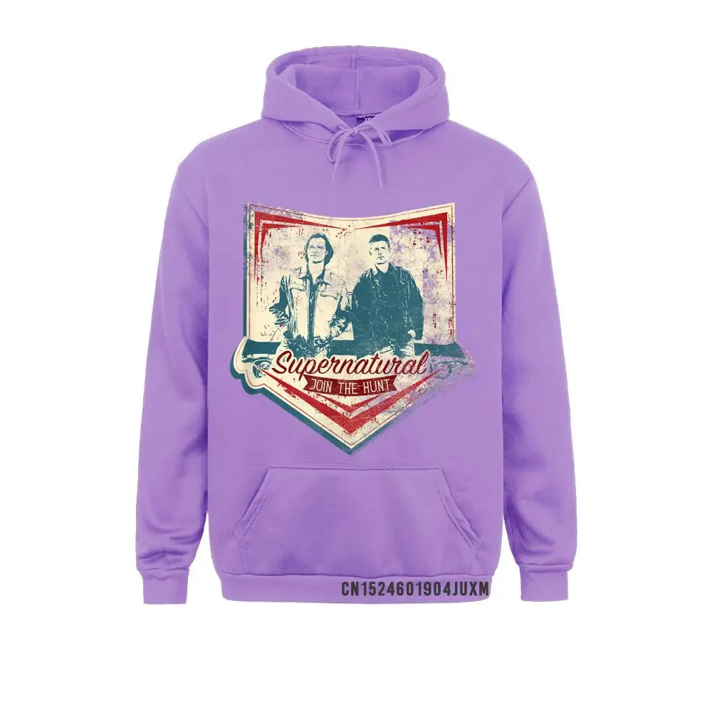 Hoodies Supernatura Sam Dean Join The Hunt Badge T-Shirt__194 Fall Funny Hip hop Long Sleeve  Men Sweatshirts Hip hop Clothes Supernatura Sam Dean Join The Hunt Badge T-Shirt__194purple