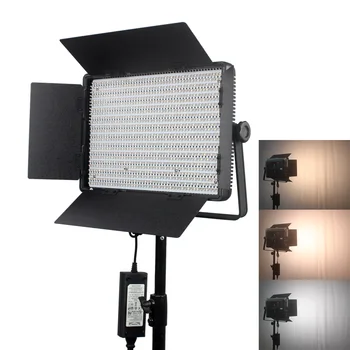 

Portable 1200led LED Video Light Panel 3200K-5600K 72W LED Studio Light With V Mount Battery Plate+Light bag