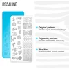 ROSALIND Nail Stamp Flower Leave DIY Stamping Template 38 styles Design Nail Plate Stencil Floral Printing Stainless Steel Tools 5