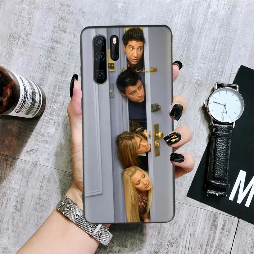 С героями телесериала «Друзья» черный чехол для телефона huawei mate 30 20 10 P30 P20 P10 Pro Lite P Smart Z роскошный Coque Shell