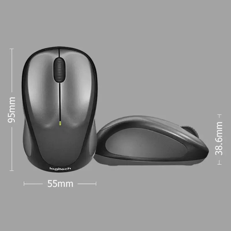E Lotech M325 3 кнопки беспроводная usb-мышь 1000 dpi 2,4G Универсальный приемник мыши облегающий и текстурный резиновый захват - Цвет: E