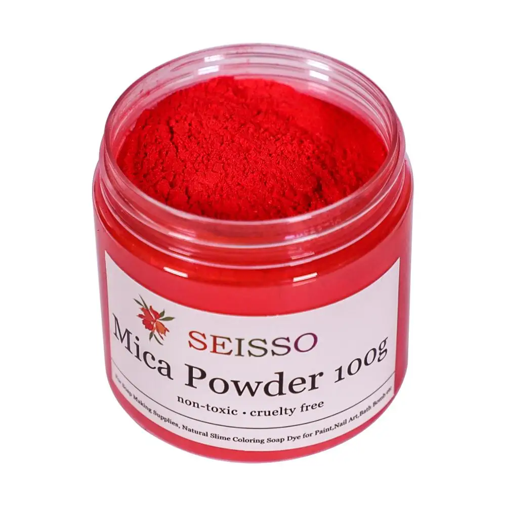 SEISSO Mica Powder for Epoxy, 32 Colors Dye Epoxy Resin Color Pigment Powder for Lip Gloss, Bath Bombs, Soap Making (5g/0.18oz)Â