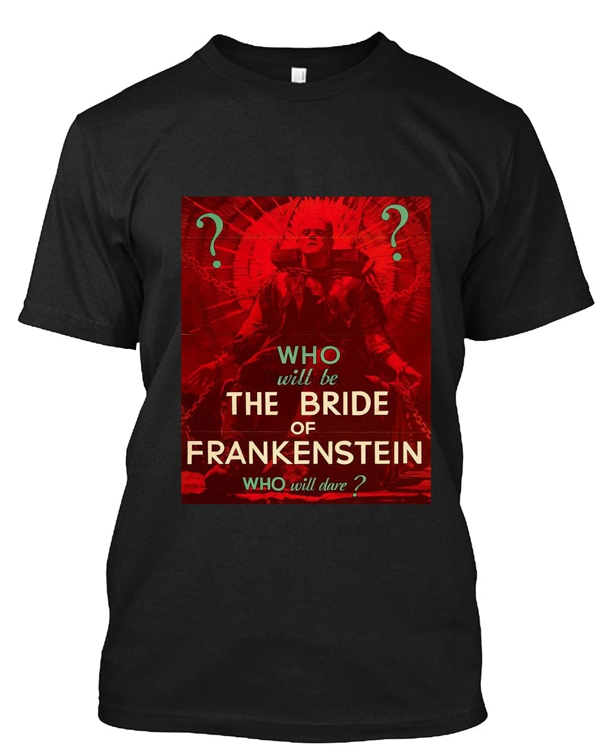 Винтажная пленочная футболка The Bride of Frankenstein 1935 для мужчин и женщин | Мужская