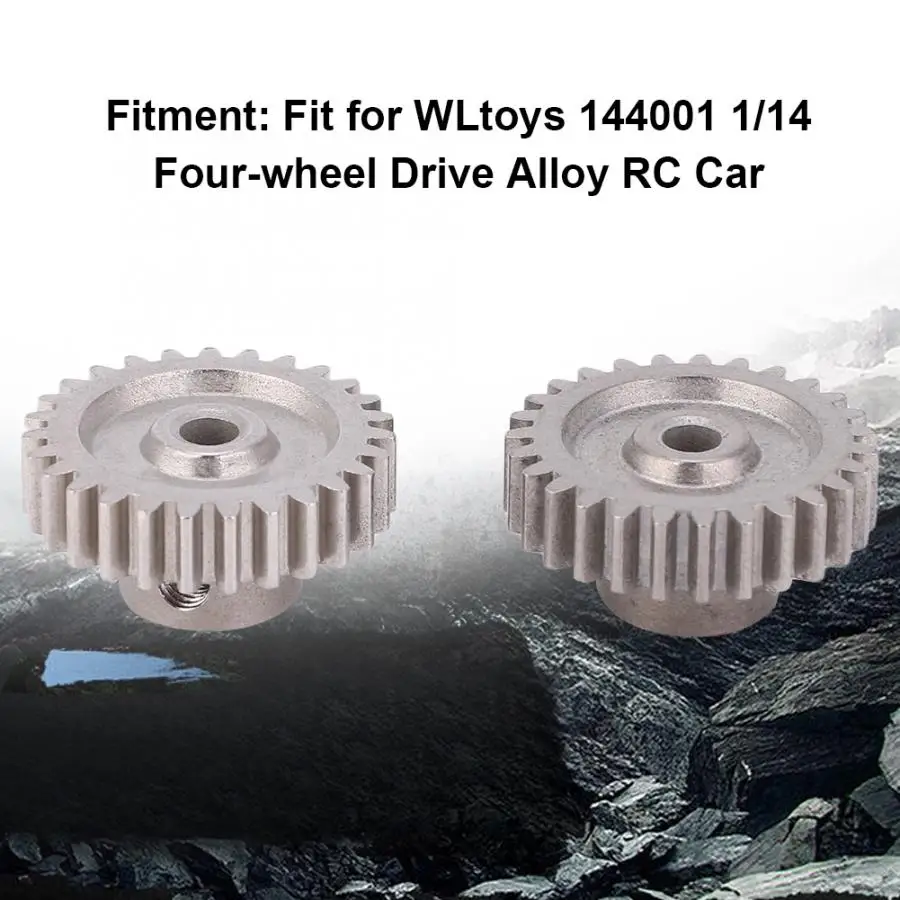 2шт 27 т мотор-редуктор сменный Аксессуар подходит для WLtoys 144001 1/14 четырехколесный привод машина из сплава RC запчасти
