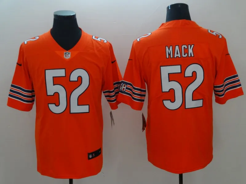 Chicago Khalil Mack Walter Payton Mitchell Trubisky Roquan Smith Howard Brian Urlacher игровая цветная спортивная одежда - Цвет: Синий