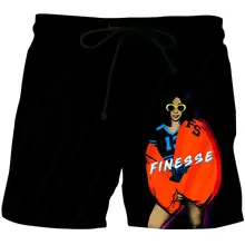 Новинка, модные летние пляжные повседневные шорты с 3D принтом, унисекс, бермуды, мужские шорты для фитнеса, пляжные шорты, большой размер 5XL 6XL