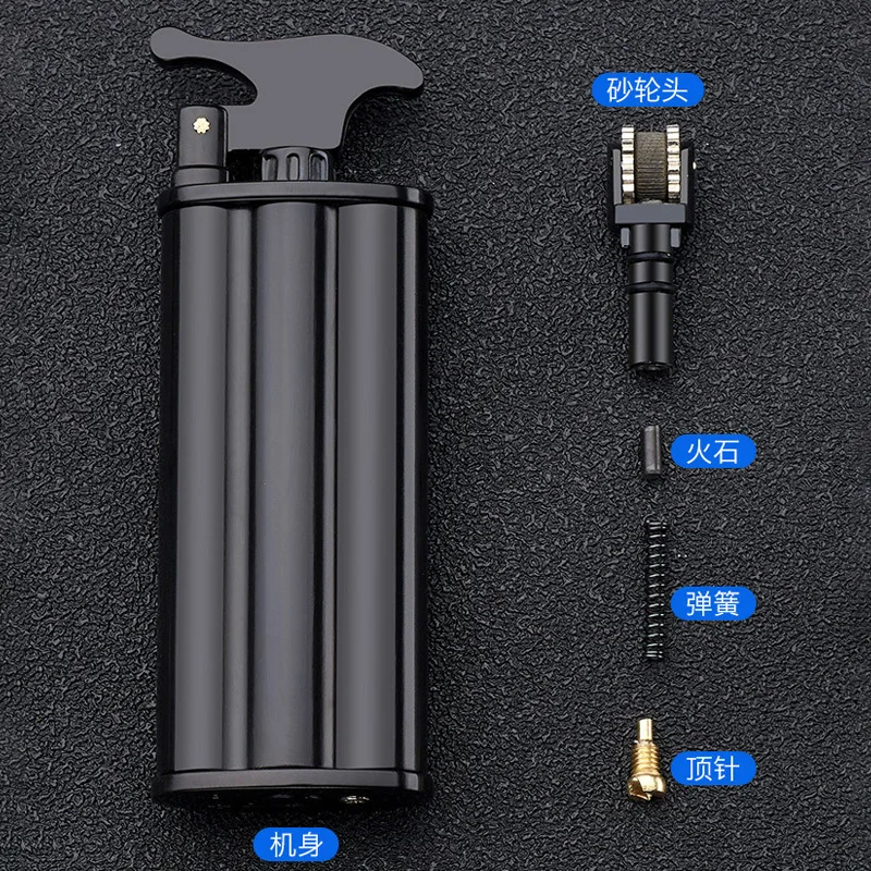 Refillable Butane Gas Jet Flame Lighter Smoking Accessories Cigarette Shaped Windproof Support Gadget For Man Gift