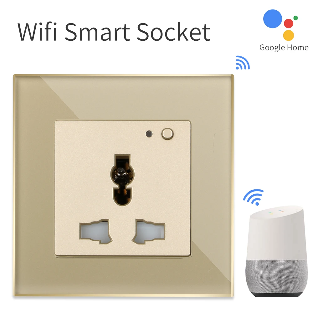 Bingoelec Великобритания 13a универсальная Коммутируемая Розетка Wifi настенная