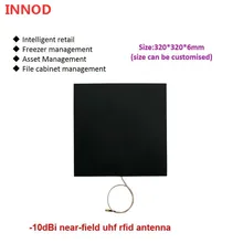 Шкаф инвентаризации UHF RFID ультра тонкая антенна для ближнего поля 30 см диапазон чтения многоразовые метки для чтения магазин счетчик