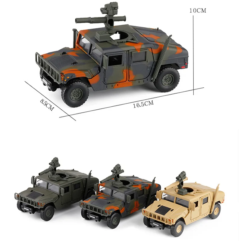 1/32 масштаб силы США H1 SUV модель игрушки звуковой светильник литье под давлением металлическая модель автомобиля игрушка для детей подарок