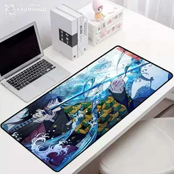 Demônio slayer kimetsu não yaiba computador mousepad empresa acessórios do computador almofada mouse para computador tapete de mesa gaming portátil mausepad