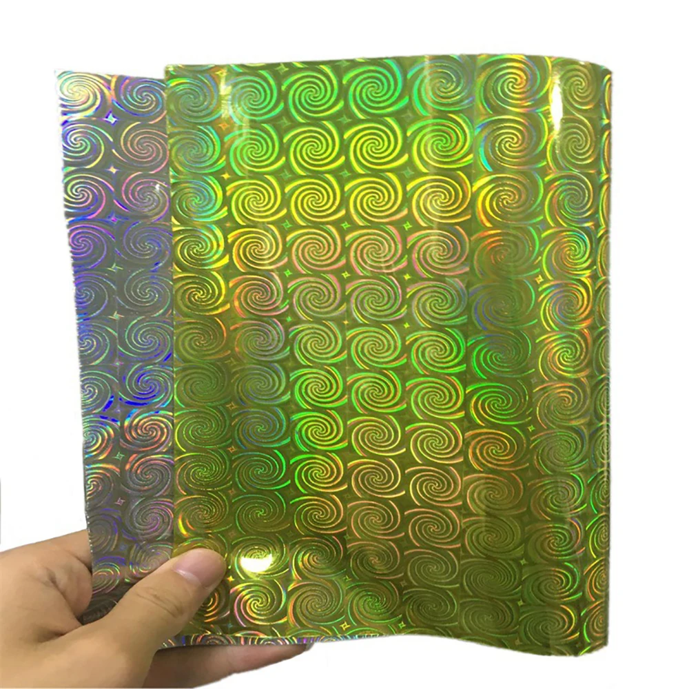 Lychee Life DIY A4 Vortex полый круглый узор ПВХ искусственная кожа швейный материал для сумки