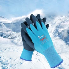 Зимние рукавицы для зимней рыбалки плюс бархатная Толстая короткая моющая одежда посуда рыба водонепроницаемые теплые перчатки от холода