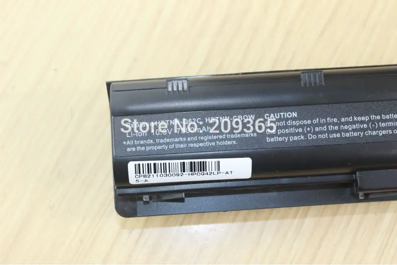 Аккумулятор для ноутбука HP PAVILION Compaq Presario DM4 DV3 DV5 DV6 DV7 G4 G6 G7 CQ32 CQ42 CQ43 CQ56 CQ62 7800 мАч|battery