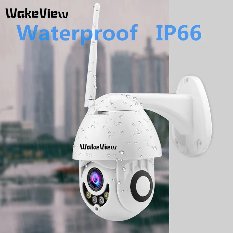 WakeView Мини PTZ wifi Высокоскоростная купольная камера IP 1080P 4X оптический зум Открытый водонепроницаемый CCTV видеонаблюдения ONVIF IR led