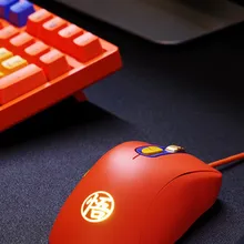 Новая проводная мышь Akko Dragon Ball Z Son Goku& Vegeta RG325 с японским аниме, игровая мышь 4000 точек/дюйм для ПК и ноутбука