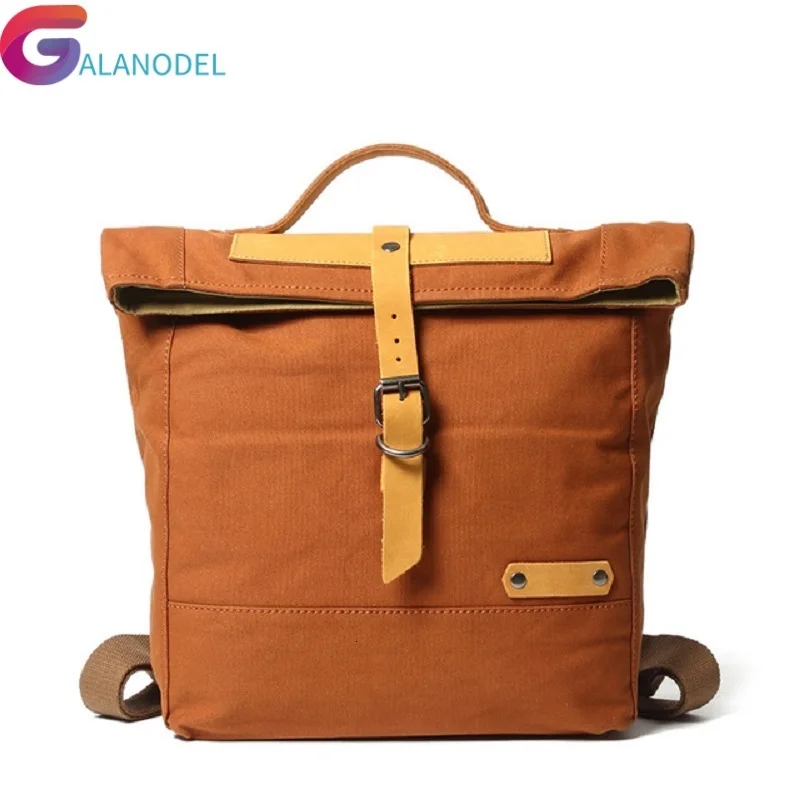 

Student New Vintage Classic Backpack Korean Female M323 Canvas Shoulder Bag Male Leisure Outdoor Travel Computer Bag Daypacks