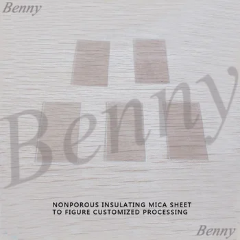 

10pcs Mica Sheet Insulated Natural Transparent Poreless Mica Sheet 30-40 Mm Wide Thermal Conductive Insulating Capacitor Gasket