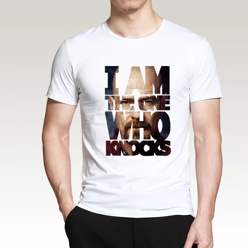 Спортивная футболка с надписью Breaking Bad Heisenberg летние мужские футболки I Am Who Knoaks