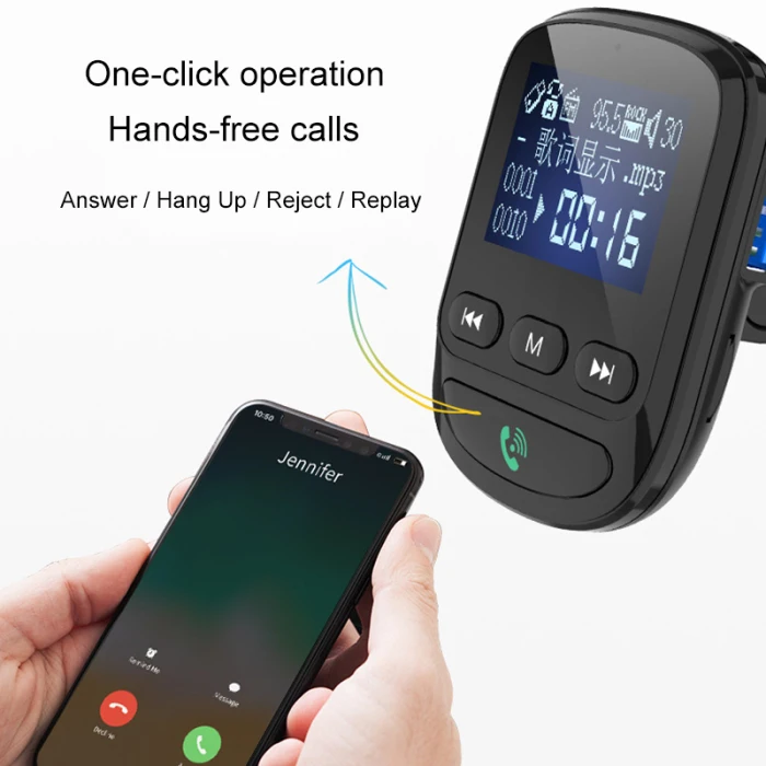 Автомобильный плеер Bluetooth fm-передатчик Радио MP3 USB беспроводной комплект громкой связи VDX99