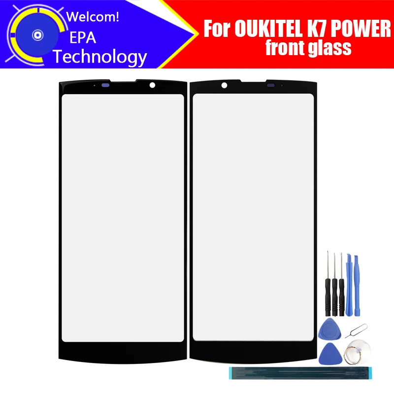 OUKITEL K7 POWER Передняя стеклянная линза для экрана 100% оригинальный передний