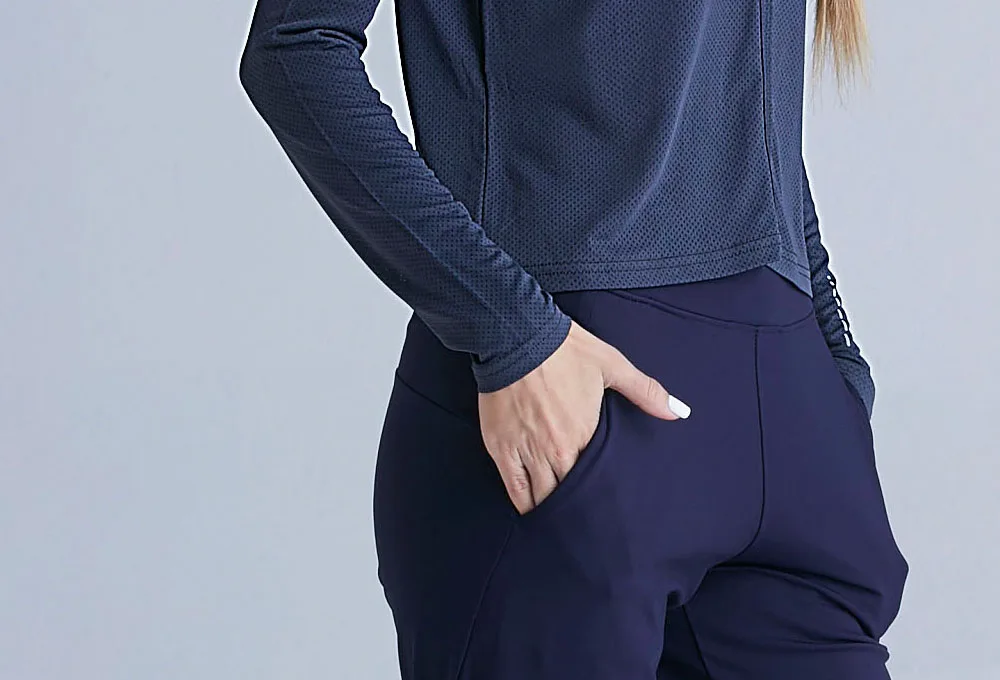 Moonglade Yoga Clothes Fitness Clothes Long-sleeved T-shirt Solid Color Beautiful Back Tops Quick-drying New Sports Running