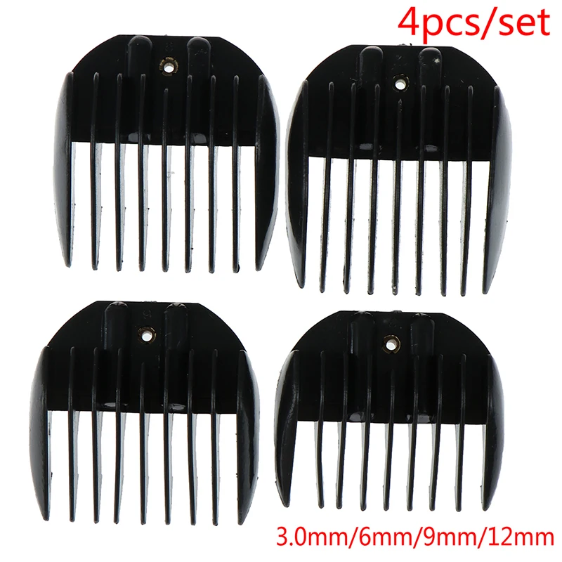 4Pcs/set Universal Hair Clipper Limit Comb Guide Attachment Size Barber Replacement Hair Styler Tools
