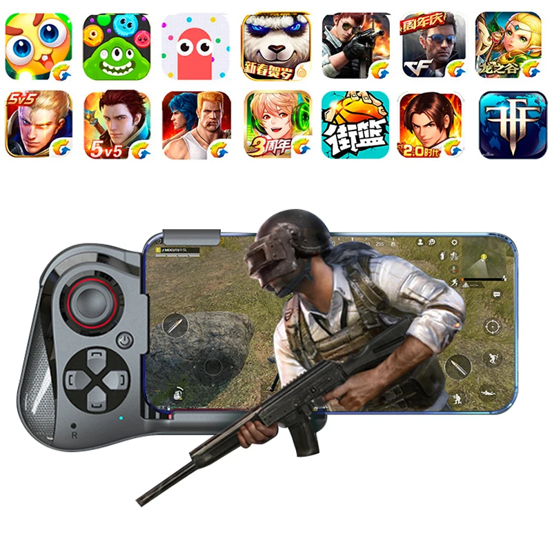 MOCUTE-059 беспроводной bluetooth-геймпад с одной рукой для Android IOS Phone PUBG игровой коврик перезаряжаемая игровая ручка