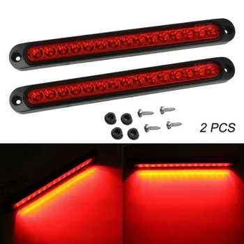 

2pcs LED Lights Bar Reverse Backup Lamps Brake Steering Taillights Truck Trailer Car Light Assembly Lighting
