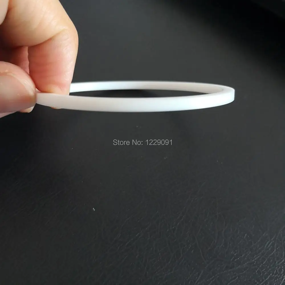 100 штук белая PTFE плоская разделительная прокладка тефлоновое уплотнение шайба Высокая точность принять настроить