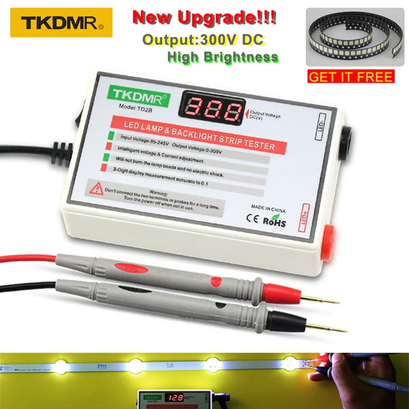  TKDMR LED Lamp Bead and Backlight Tester no Need Disassemble LCD Screen All LED Strips Lights Repai - 4000173351741
