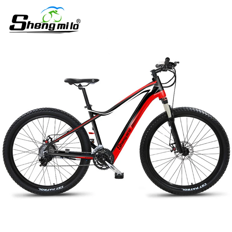 

27.5 inch electric mountain bike 48V lithium battery hidden in the frame 240w motor hybrid ebike hydraulic disc brake oil shock