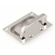 Морской вытяжной Люк защелка Лифт тяговое кольцо ручка заподлицо нержавеющая 75 мм x 56 мм