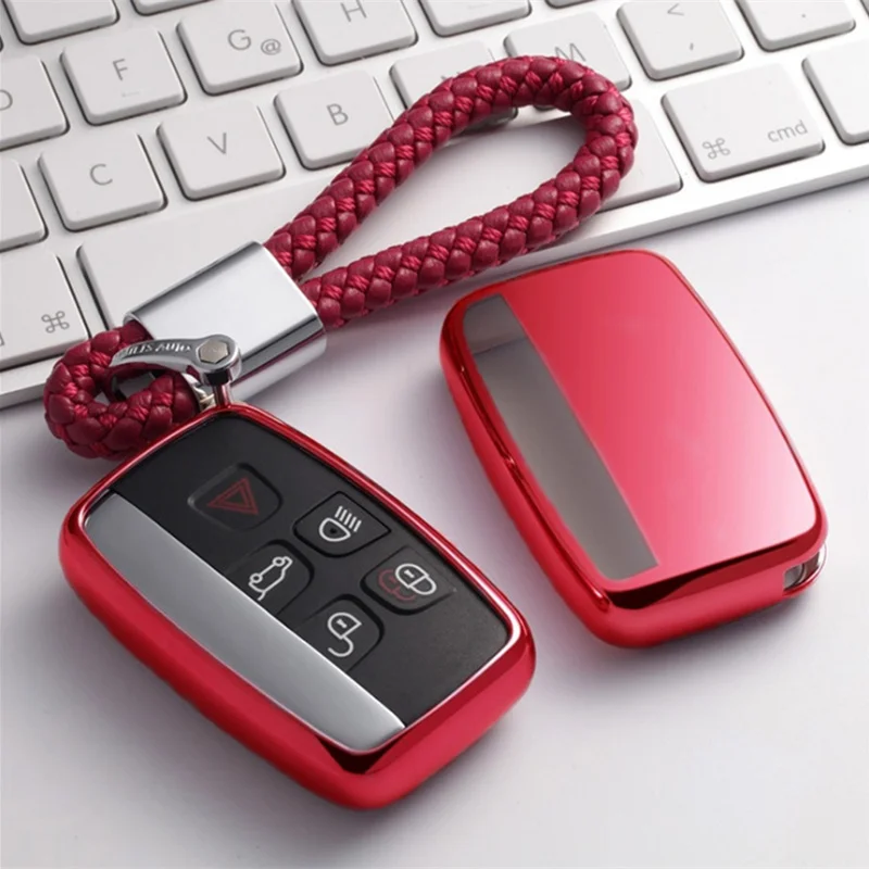 

New Soft TPU Car Key Case keychain For Land Rover A9 Range Rover Sport 4Evoque Freelander 2 Discovery Car Accessorie Protection