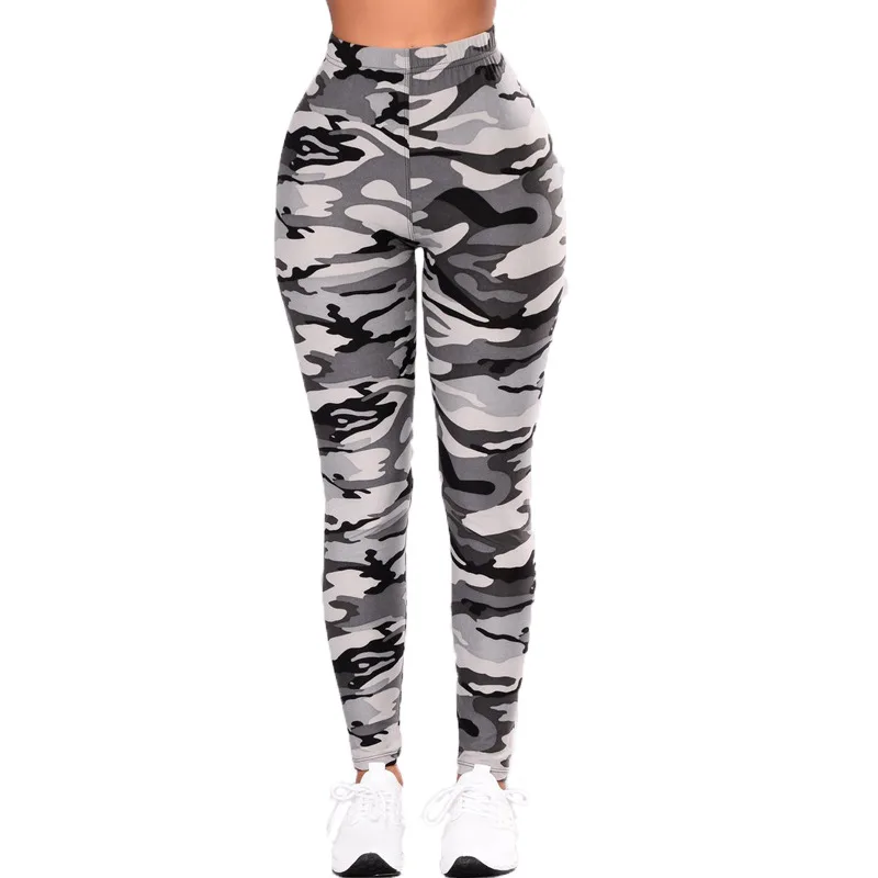 

Meiluo Poetry Cross-Border Hot Selling AliExpress QMilch Camouflage Printing Large Casual Pants Leggings