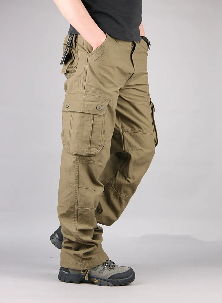 Мужские тактические походные Мужские штаны Свободные повседневные штаны, мужские брюки армейские штаны для мужчин Calca Tatica 6 карманов