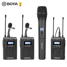 BOYA BY-WM8 Pro WM4 Pro K2 K1 Mark II UHF Беспроводная микрофонная система всенаправленный петличный микрофон для ENG EFP DV DSLR