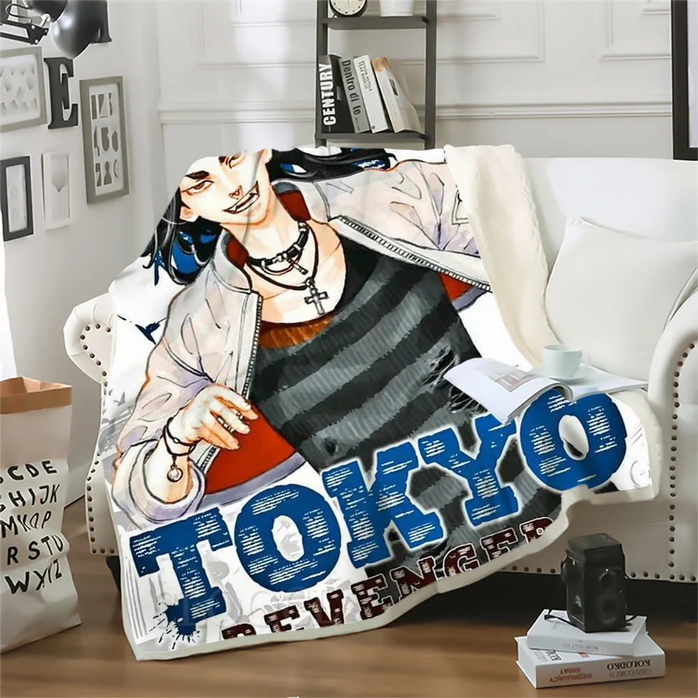 Cloocl Tokyo Revengers Blankets 3d Graphics Cartoon Anime Throw Blanket For  Beds Home Office Thick Double Layer Quilts - Blanket - AliExpress