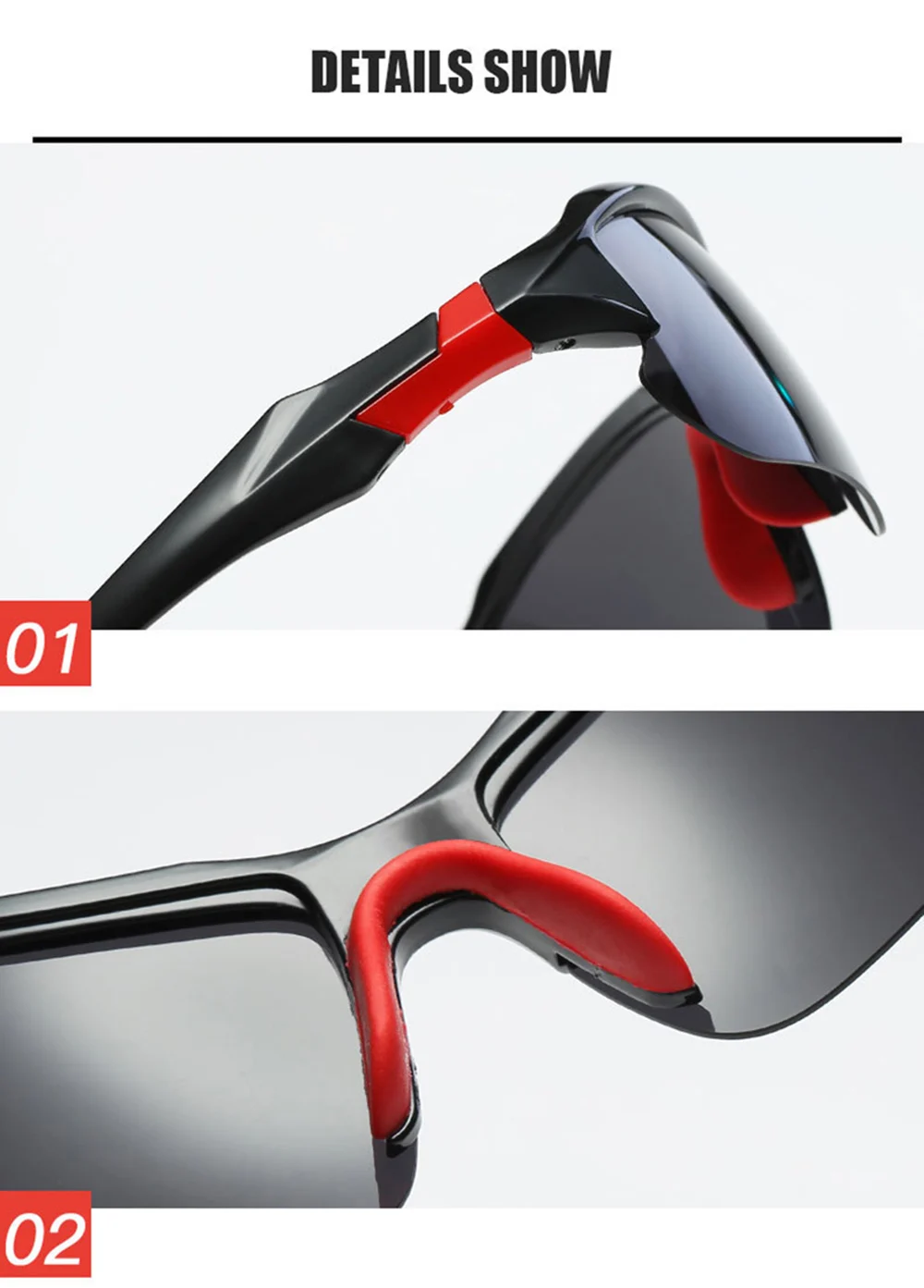 Professional Photochromic Cycling Glasses Polarized Bike Bicycle Eyewear Riding Racing Sports Sunglasses Fishing Goggles BC0244 (11)