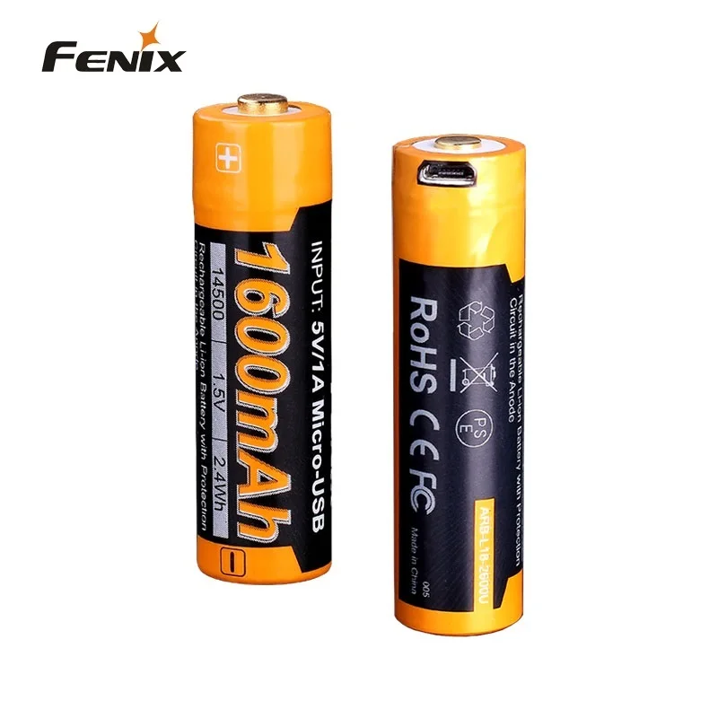 Аккумулятор Fenix ARB-L14-1600U может использоваться в качестве аккумулятора AA
