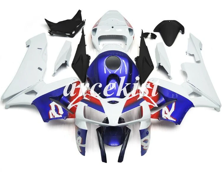 4 подарки ABS мотоцикл обтекатель комплект подходит для CBR600RR F5 2005 2006 05 06 cbr600 600RR Кузов Набор Белый