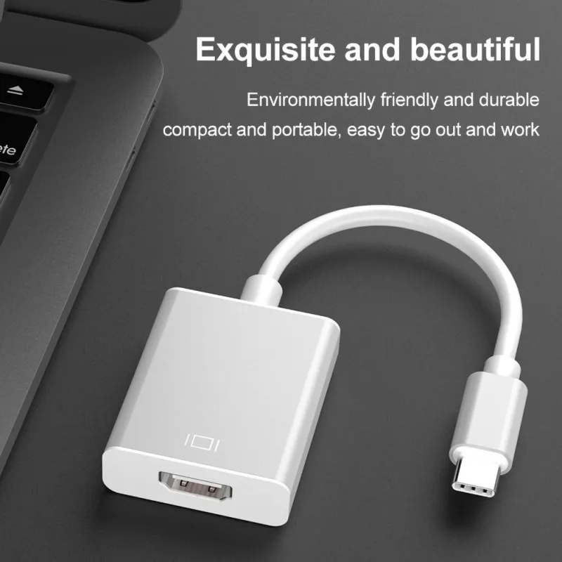 Супер Тип usb C к HDMI конвертер 1080P HD ясно AV ТВ адаптер для ноутбуков Monitor