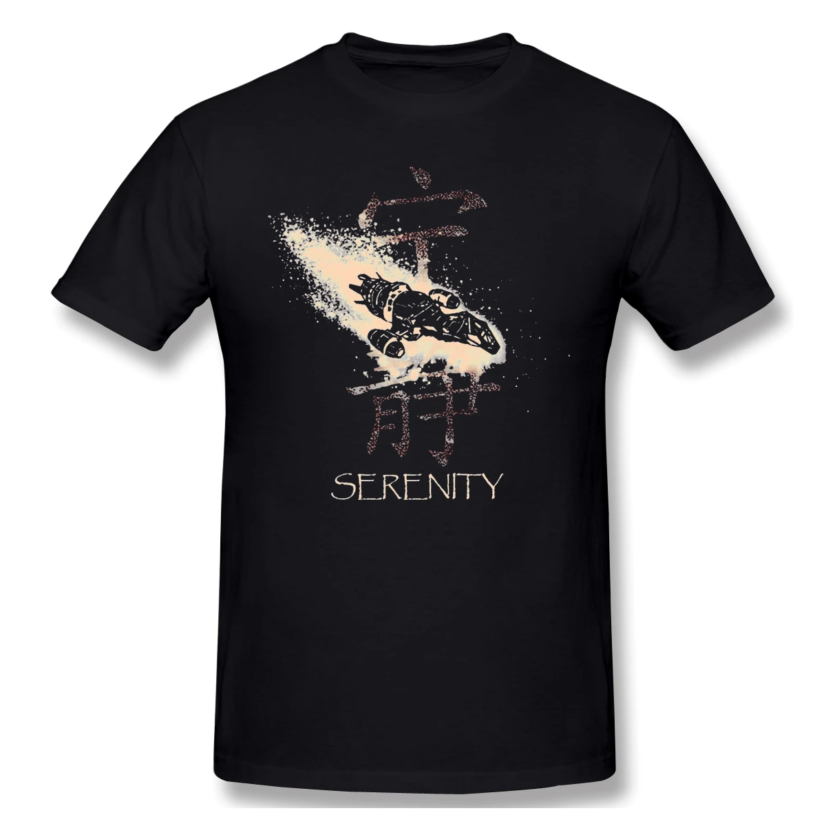 Nuova Maglietta Di Estate Firefly Serenity Silhouette T-Shirt In Cotone Firefly Tv Show Ofertas Tee Shirt