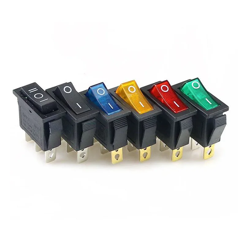 KCD3 кулисный переключатель ВКЛ-ВЫКЛ 2 положения 3 Pin электрооборудование с светильник выключатель питания 16A 250VAC/20A 125VAC 35 мм* 31 мм* 14 мм