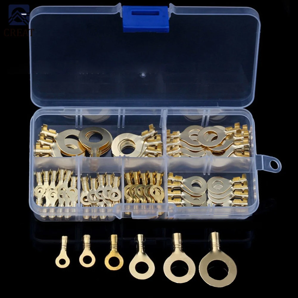 Tipi Di Anello In Scatola Cavo Connettore Terminale Crimp Lug OT,RNB 2-5 /3-5/8